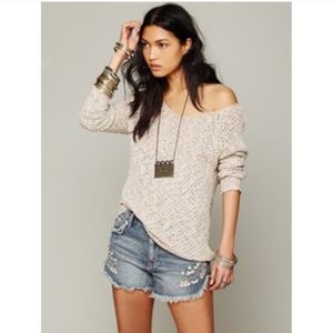 Free People slouchy sweater XS